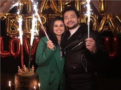منة عرفة تحتفل بعيد ميلاد زوجها بـ "حبي الوحيد ومصدر سعادتي"