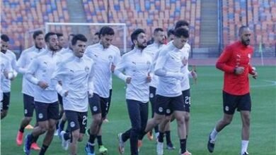 منتخب مصر يؤدي تدريبه مع انطلاق معسكره المغلق استعدادا للمشاركة في نهائيات الأمم الأفريقية