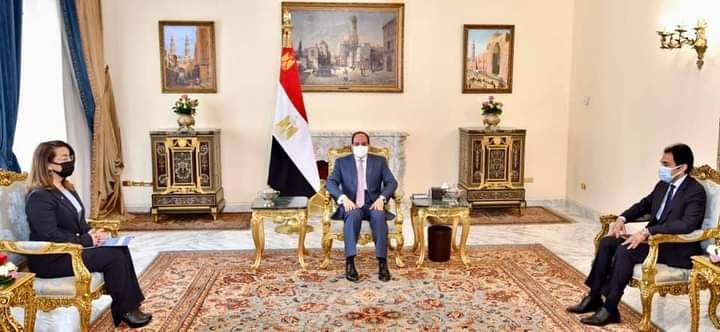 السيسي يستقبل الدكتورة غادة والي وكيل السكرتير العام للأمم المتحدة 2 السيسي يستقبل الدكتورة غادة والي وكيل السكرتير العام للأمم المتحدة