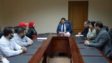 صبحي يلتقي لاعبي منتخب مصر الباراليمبى لرفع الأثقال