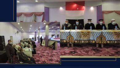 الداخلية تنجح في عقد جلسة صلح بين أطراف عائلتين بدائرة مركز شرطة إطسا بـ الفيوم 