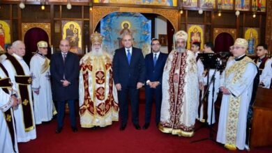 عبد القادر يهنئ الكنيسة القبطية في أمستردام بعيد الميلاد المجيد