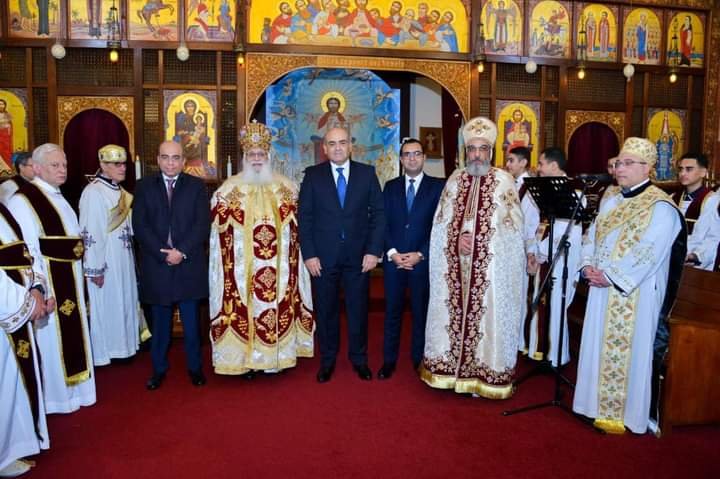 عبد القادر يهنئ الكنيسة القبطية في أمستردام بعيد الميلاد المجيد