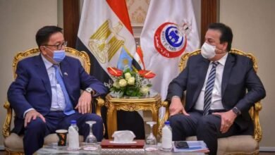 عبد الغفار يبحث مع السفير الكازاخستاني لدى مصر سبل التعاون بين البلدين 