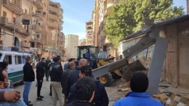 الأجهزة التنفيذية بمدينة الفيوم تواصل حملاتها المكبرة لرفع الإشغالات والتعديات بمنطقة الحادقة