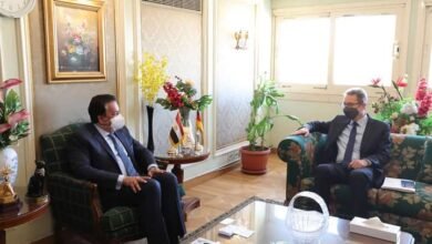 عبدالغفار يبحث آليات التعاون العلمى مع السفير الألمانى بالقاهرة