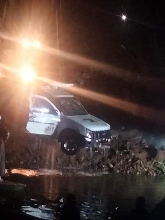 النيابة العامة تحقق في غرق سيارة نقل بمنشأة القناطر