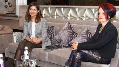 وزيرة الهجرة تلتقى المديرة الإقليمية لبرنامج الأغذية العالمي على هامش منتدى شباب العالم