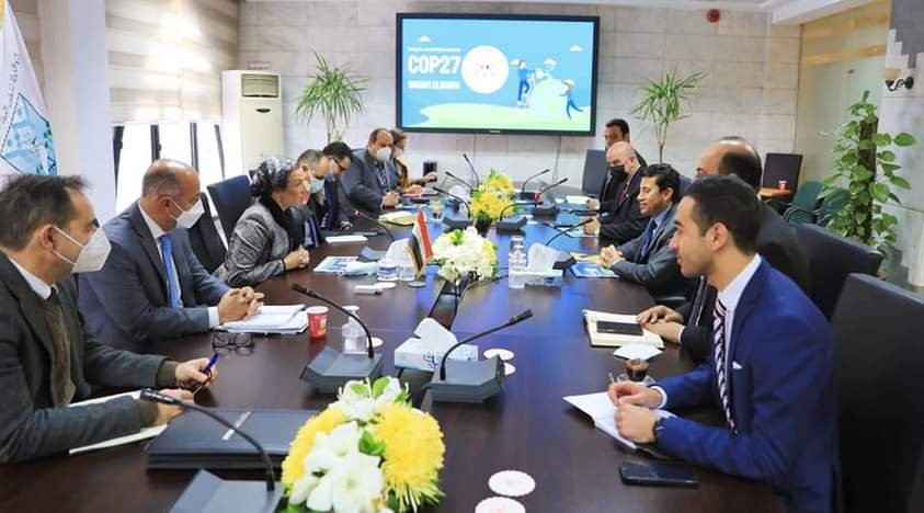 فؤاد تستقبل وزير الشباب والرياضة لمناقشة سبل التعاون فى التحضير لمؤتمر المناخ COP27