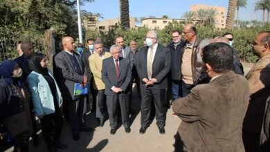 القصير تفقد تجربة زراعة القصب بالشتل في مركز البحوث الزراعية