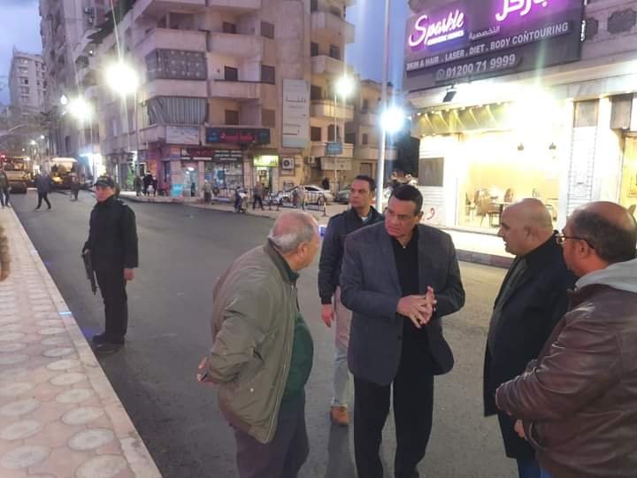 محافظ البحيرة يتفقد أعمال رصف المرحلة الأولى ضمن أعمال تطوير شارع الجمهورية