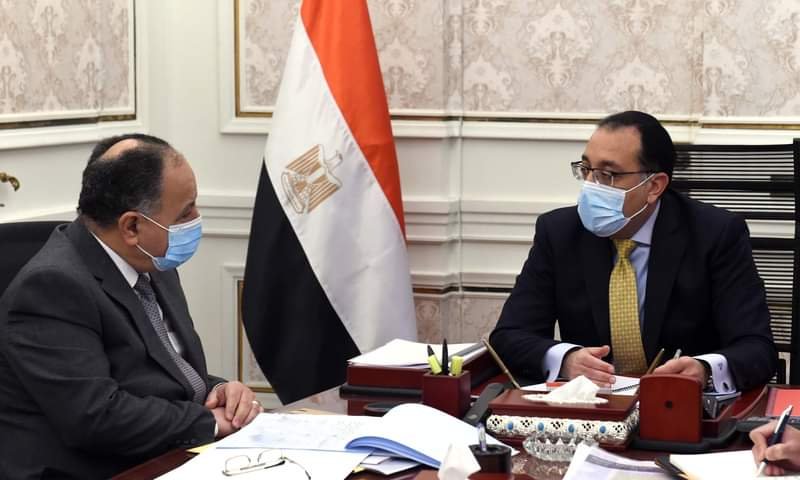 مدبولي يتابع مع وزير المالية عددا من ملفات العمل