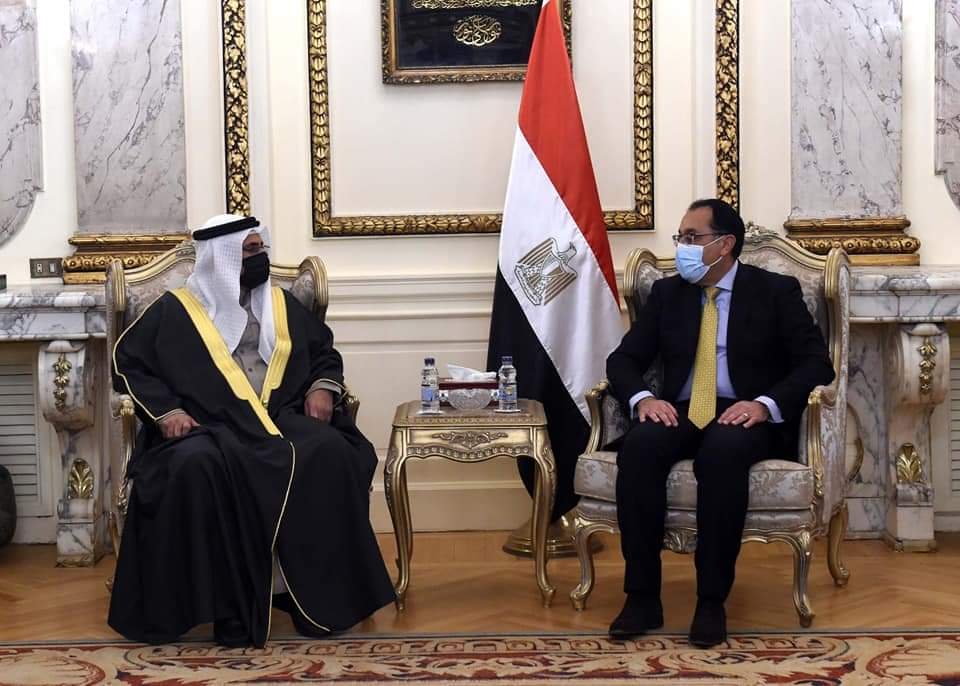 رئيس الوزراء يستقبل "عادل العسومي" رئيس البرلمان العربي بالقاهرة