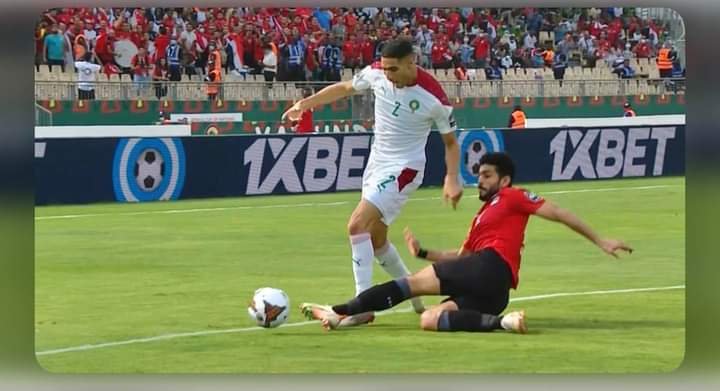 المغرب تتقدم على منتخب مصر في الشوط الأول بنتيجة واحد / صفر 2 المغرب تتقدم على منتخب مصر في الشوط الأول بنتيجة واحد / صفر