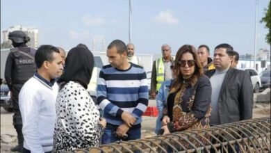 عوض تتابع الأعمال الأولية بمشروع إنشاء مبنى ديوان عام المحافظة