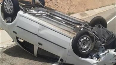 مصرع 4 أشخاص في انقلاب ملاكي على الطريق الزراعي ببني سويف