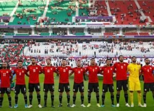 انتهاء الشوط الأول بتقدم منتخب مصر علي السودان 0-1