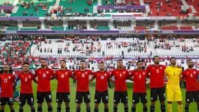 انتهاء الشوط الأول بتقدم منتخب مصر علي السودان 0-1
