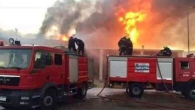 اندلاع حريق داخل غرفة الكهرباء بمستشفى الغنايم ونقل 16 مريضا و 4 أطفال