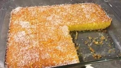 طريقة تحضير البسبوسة بالبرتقال ... مقدمة من : مطبخ عالم النجوم