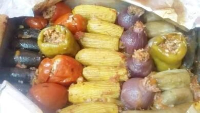 المحشي المشكل في الفرن ... مقدم من الشيف: آمال وهبة