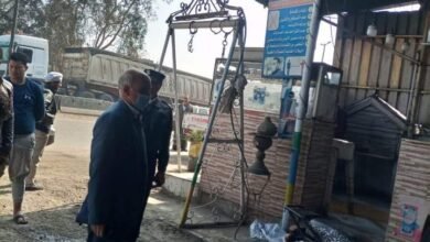 زيارة تفقدية للدكتور بكر عبد المنعم رئيس مركز ومدينة كفر شكر لمتابعة الخدمات ورفع الاشغالات