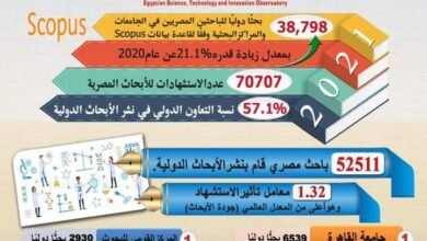 التعليم العالي: قفزة كبيرة في النشر الدولي للبحوث العلمية خلال عام 2021
