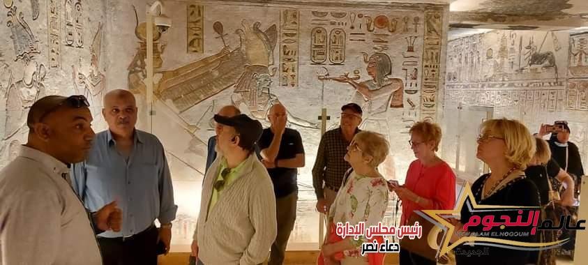 الحضارة المصرية تُبهر رئيس الاتحاد الدولى ووفود بطولة كاس العالم للرماية