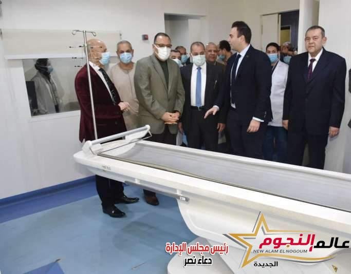 غراب يفتتح أعمال تطوير ورفع كفاءة وحدتي العناية المركزة والاشعة المقطعية الجديدة