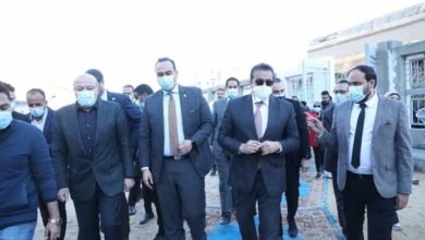 عبد الغفار في إطار جولته الميدانية لمتابعة سير العمل بمنظومة التأمين الصحي الشامل في الإسماعيلية..