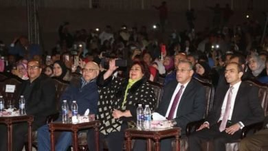 عبد الدايم ومحافظ سوهاج يشهدان ختام فعاليات مهرجان ابيدوس الاول للموسيقى والغناء