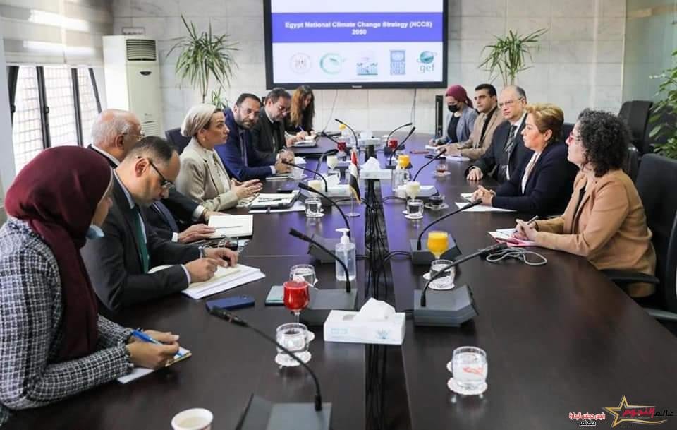 وزيرة البيئة تطلع السكرتيرة التنفيذية لاتفاقية المناخ على محاور تطوير العمل البيئى والمناخي فى مصر