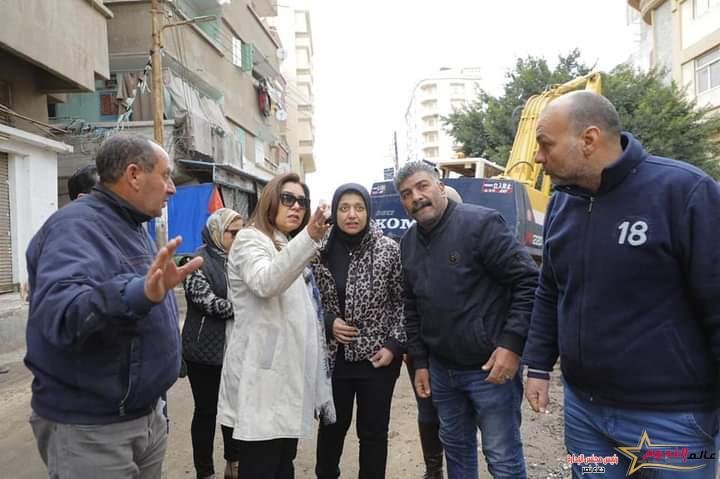  محافظ دمياط تتابع أعمال تغطية مسقى شط الملح