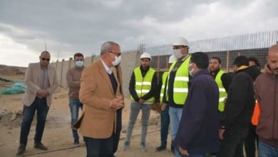 الهجان يقوم بجولة لمتابعة المشروعات الجاري تنفيذها بمركز ومدينة الخانكة