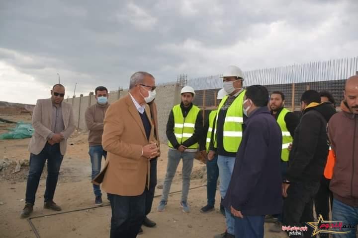 الهجان يقوم بجولة لمتابعة المشروعات الجاري تنفيذها بمركز ومدينة الخانكة