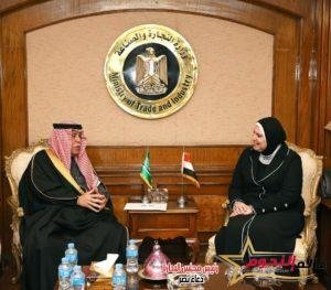 جامع تستقبل نظيرها السعودى لبحث أخر المستجدات الاقتصادية على الصعيدين الاقليمى والعالمى
