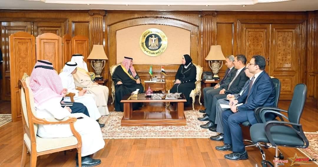 وزيرة التجارة تستقبل نظيرها السعودى لبحث أخر المستجدات الاقتصادية على الصعيدين الاقليمى والعالمى