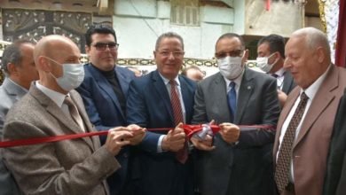 غراب يفتتح العيادات الطبية التخصصية بالمجمع الخيري بقرية شبرا صوره بمركز ديرب نجم