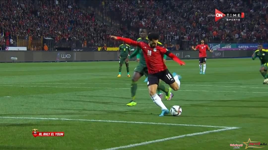 "محمد صلاح" يحرز الهدف الاول ويفتتح التسجيل لمنتخب مصر في شباك السنغال