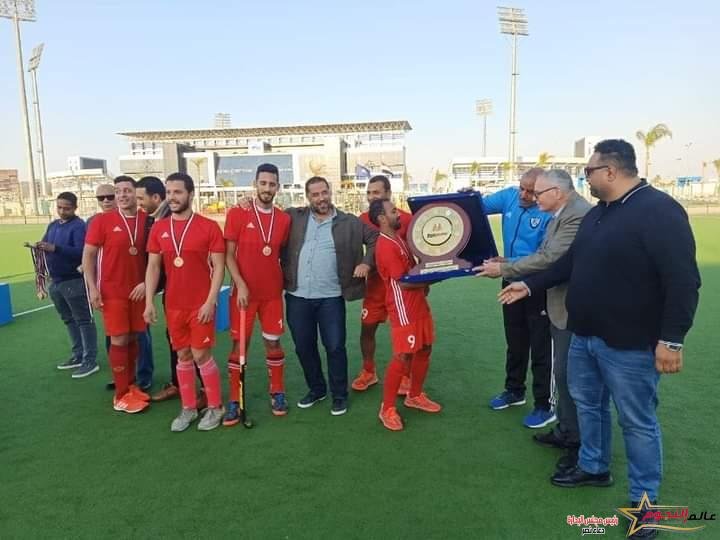 غراب يُهنئ أبطال فريق نادي الشرقية للهوكي رجال لحصولهم على بطولة الدوري العام للمره الـ 32