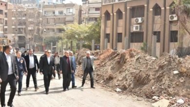 غراب يُشدد على سرعة الإنتهاء من أعمال التطوير الجارية بشارع عمر بن الخطاب بمدينة الزقازيق