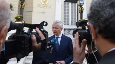 برونو لومير: مصر وفرنسا تربطهما صداقة قوية للغاية ومستوى عال من التقارب