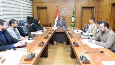 مختار يتابع مع مسئولي الهيئة الهندسية للقوات المسلحة أعمال تنفيذ مشروعات حياة كريمة بقرى مركز شربين