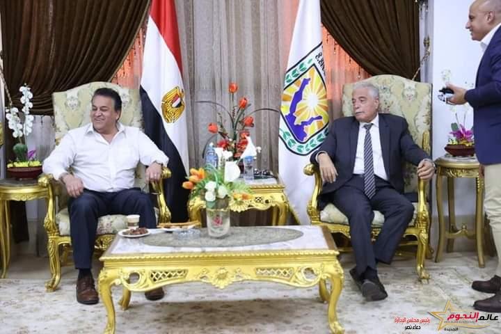 عبد الغفار يلتقي اللواء خالد فودة لمناقشة خطط تطوير المنشآت الصحية بمحافظ جنوب سيناء