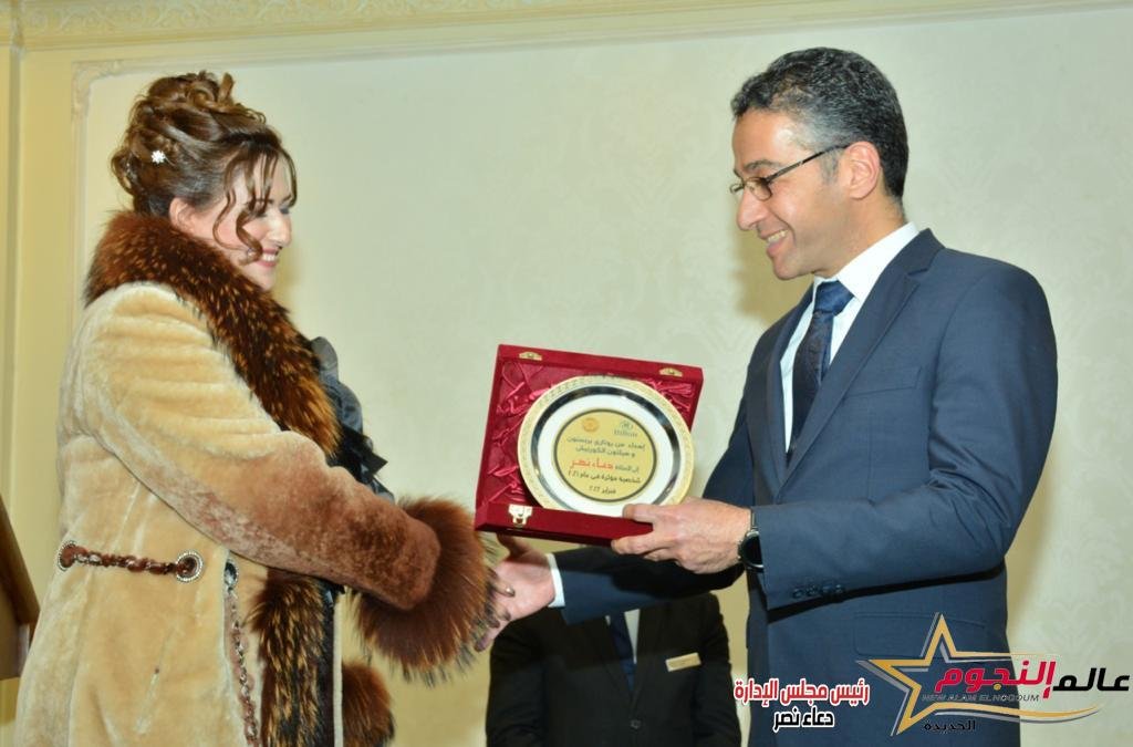 تكريم الإعلامية دعاء نصر من روتاري برنستون وهيلتون الكورنيش بـ حفل شرفت مصر