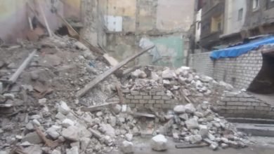 وفاة شخص وإصابة إثنين في إنهيار عقار بـ الإسكندرية