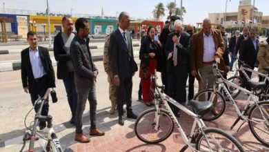 فودة يتفقد اعمال رصف الطرق الداخلية وشارع 306 ويوجه بانشاء مقصد العائلة بـ رأس سدر