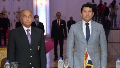 وزير الرياضة يشهد فعاليات المؤتمر الدولي الأول للسباحة