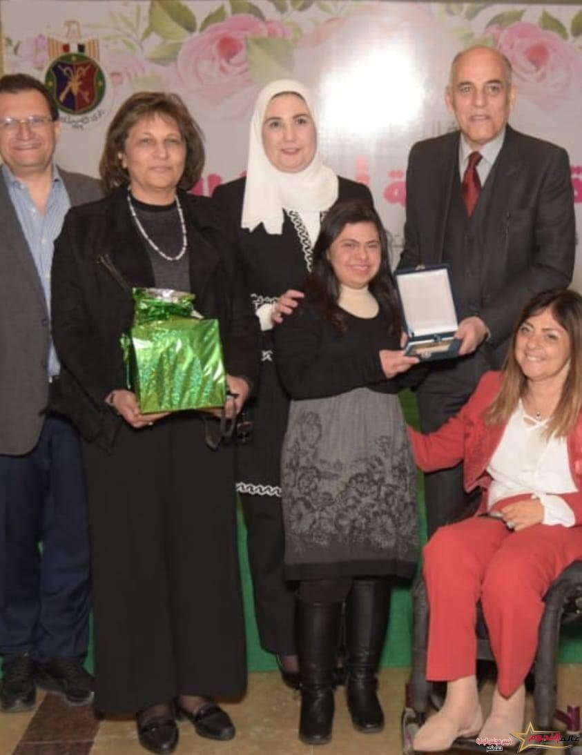 إيمان كريم تشارك في تكريم أمهات الأشخاص ذوي الإعاقة لعام 2022 بنادي الصيد