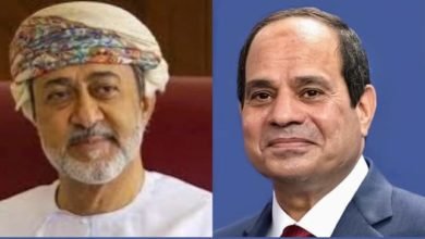 السيسي يجري إتصالا هاتفيا مع جلالة السلطان هيثم بن طارق آل سعيد ليهنئه بحلول شهر رمضان المعظم